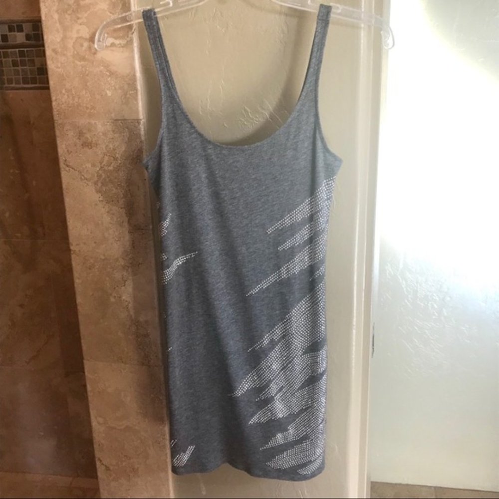 Express Rhinestone Tank Top Dress XS